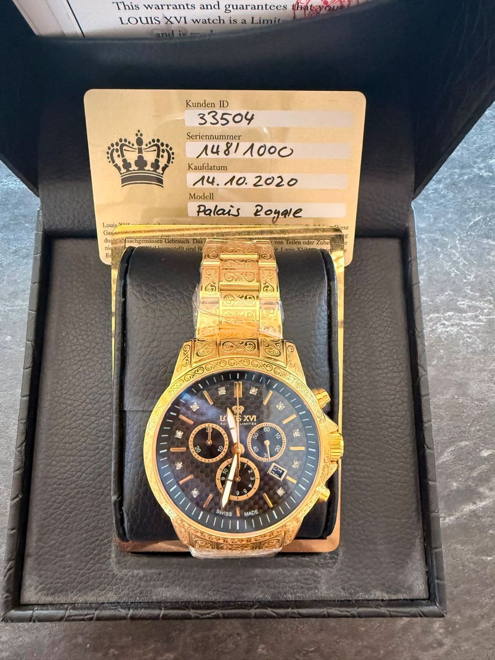Uhren: Louis XVI Limited Edition 148/1000 – Neu (gemäss Beschreibung) aus Thundorf von Sabesh31