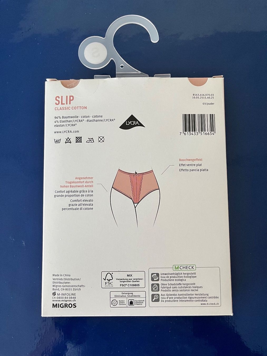 Migros Altra biancheria intima: Slip Shaping Effect light, Grösse S, Farbe Puder – Nuovo e nell'imballaggio originale da Rudolfstetten venduto da gst_g7xl 1