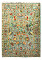 Handgeknüpfter afghanischer Sultani Orientteppich 244x175cm