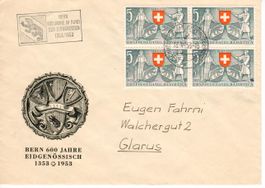 Brief, Bern 600 Jahre im Bund 1953