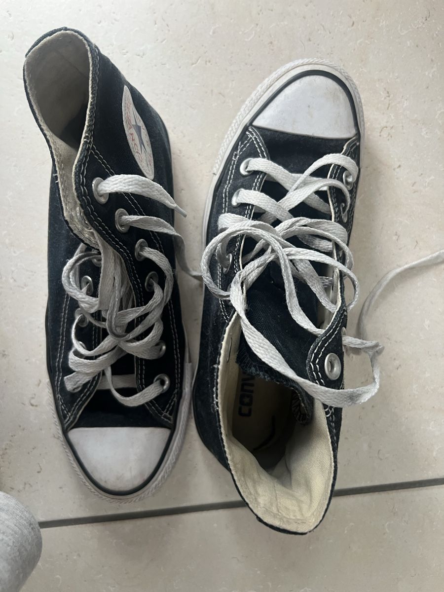 Scarpe da donna: Black Converse All Star High Tops - Size 37 – Usato da Münchenbuchsee venduto da almapalma 2