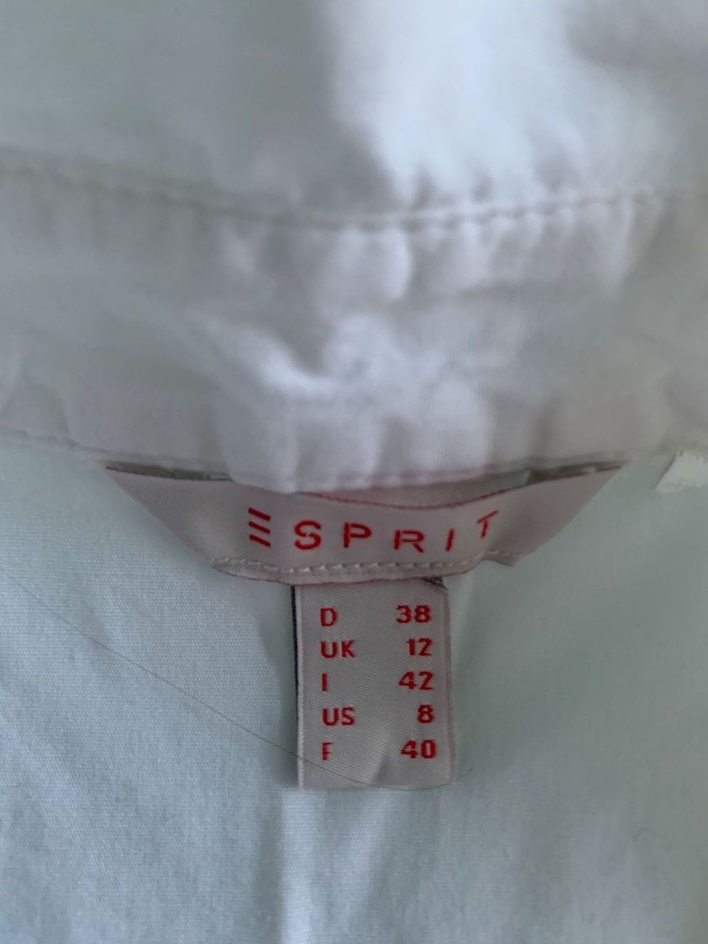 Esprit Camicette: Hemdbluse/ESPRIT Baumwolle Weiss – Nuovo (secondo la descrizione) da Adliswil venduto da Jessik0 5