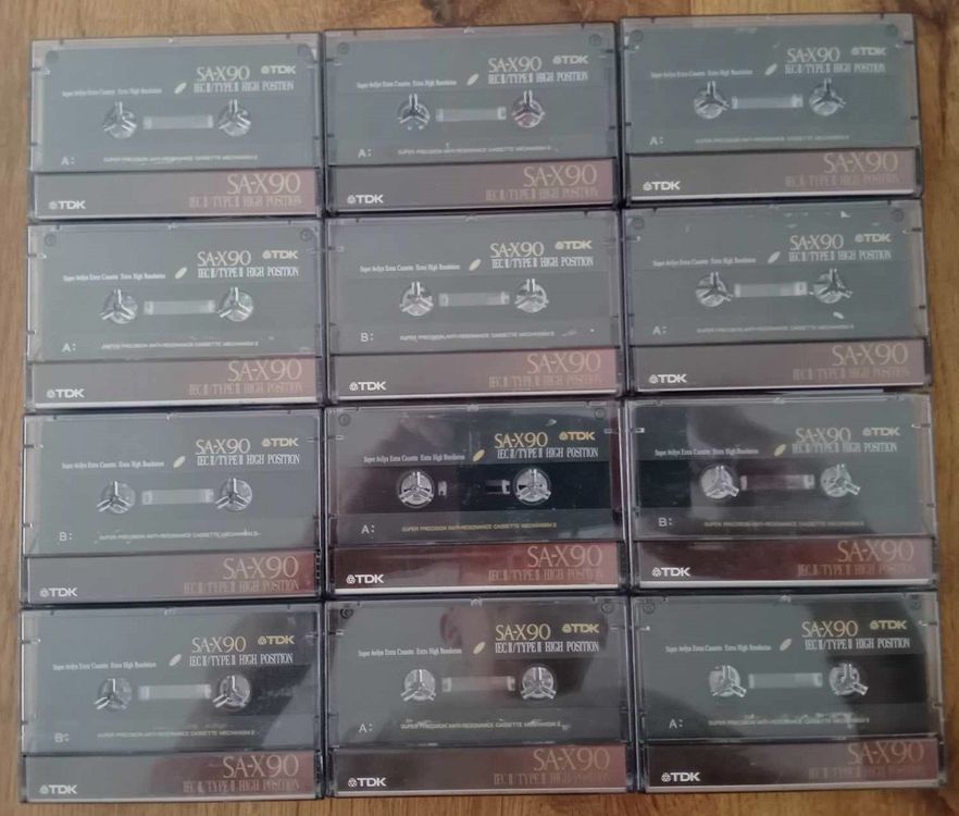 TDK SA-X90 / Type II - 12 x cassettes MC (Gebraucht) in Le Locle für ...