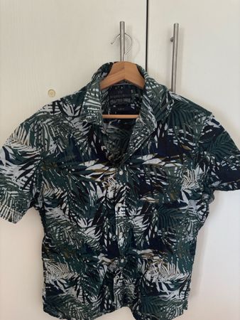 Chemise homme verte à  motif L 41-42