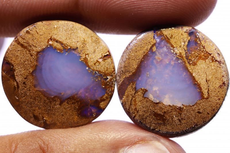 Pietre preziose: Australischer Boulder Opal Paar 32.00Cts – Nuovo (secondo la descrizione) da Bern venduto da Grindelwaldaus 2