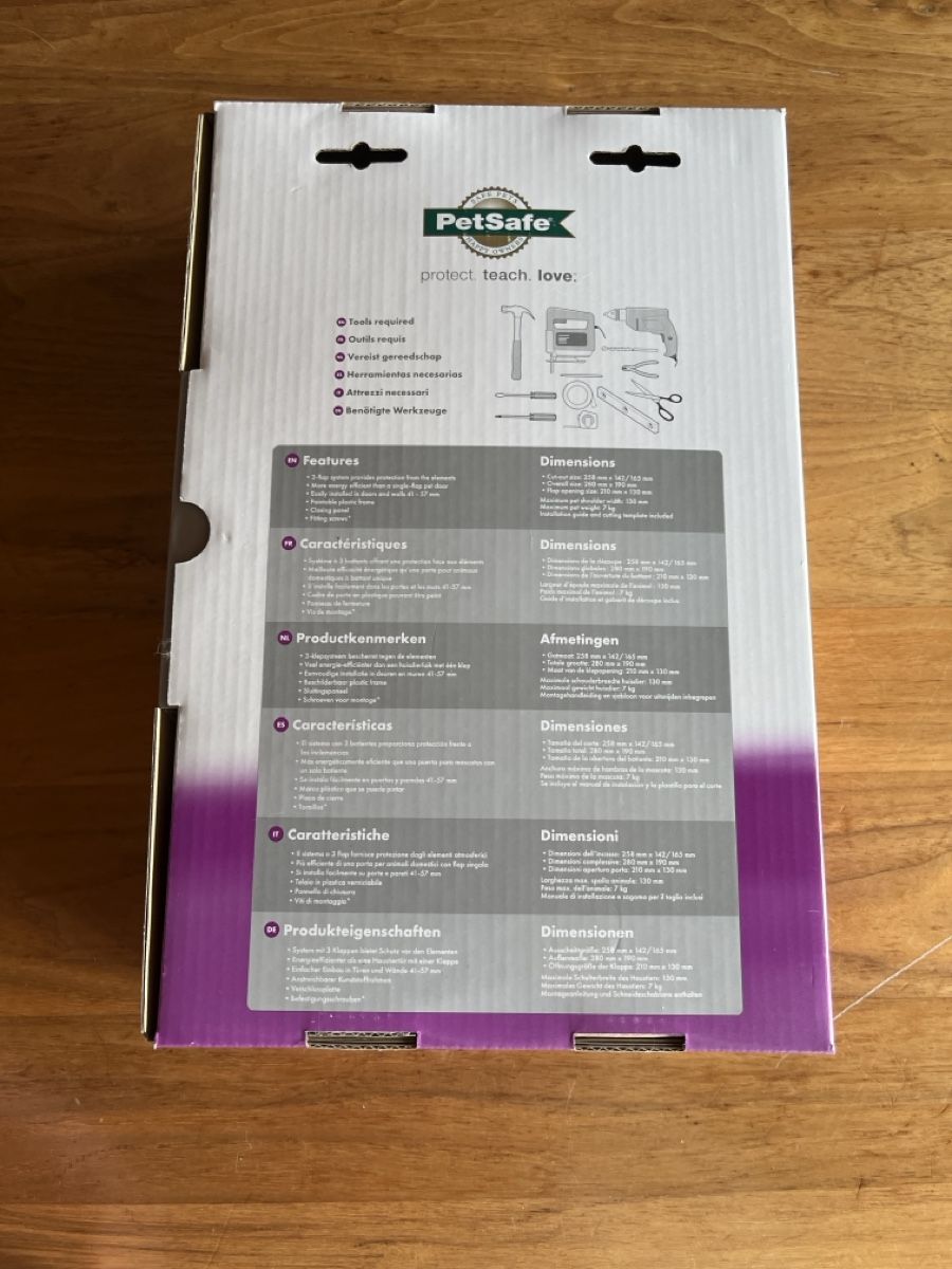 Gattaiole: Katzen Türe/ Katzenklappe/Fenster – Nuovo (secondo la descrizione) da Bertschikon Gossau venduto da BAUSTOFFHANDELbucher 2
