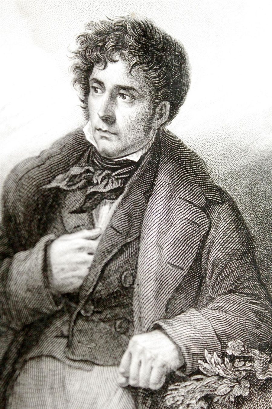 Incisioni: Stahlstich CHATEAUBRIAND, um 1850 – Usato da Bern venduto da kultiges 9