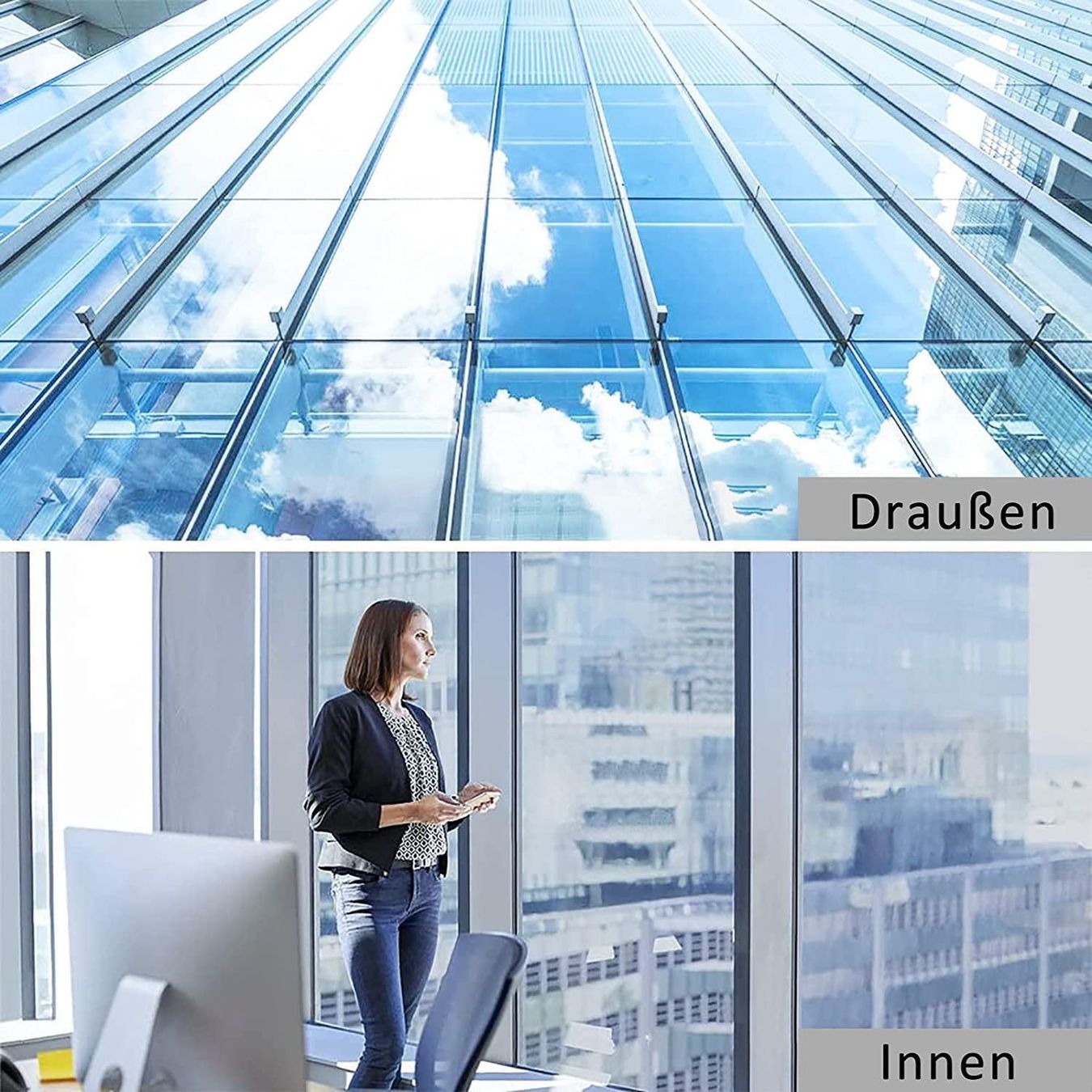 Altro per la casa: Spiegelfolie Fenster(Silber,40 x 400 cm) – Nuovo (secondo la descrizione) da Thun venduto da 365buy 3