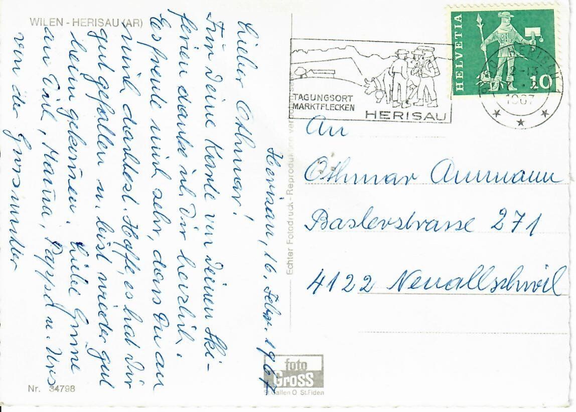 Cartes postales: Wilen - Herisau – D'occasion à Hochdorf par Ziegel-16 1