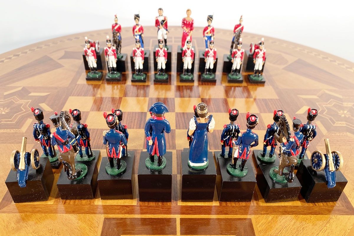 Spiele: Zinn Schachfiguren The Waterloo Chess Set – Gebraucht aus Ballwil von ClassicGallery