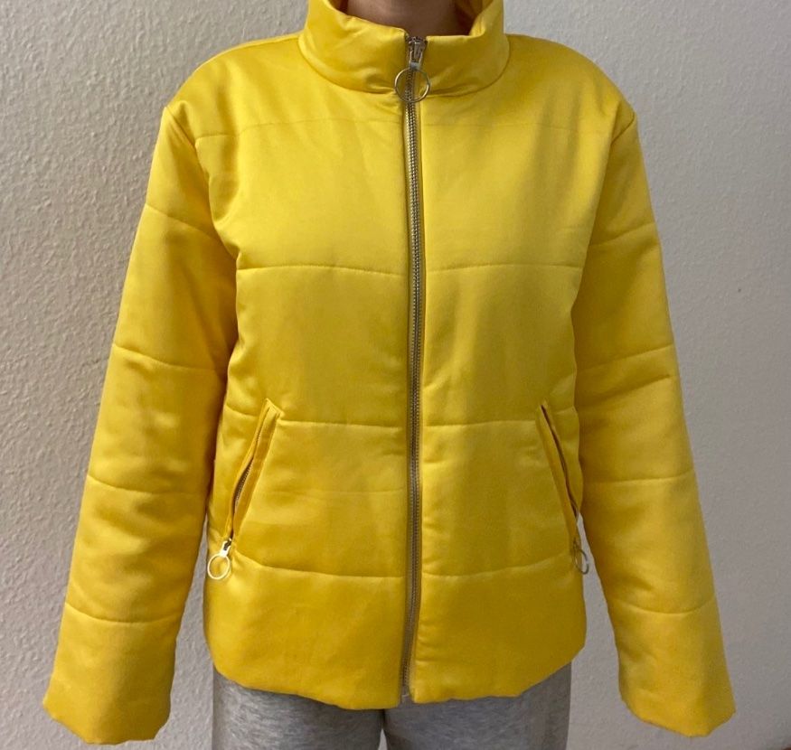 Giacche: GELBE STEPPJACKE – Nuovo (secondo la descrizione) da Schlieren venduto da notkrys