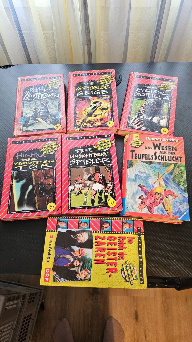 Libri: Thomas Brezina, Knickerbocker Bande, 7 Bücher, – Usato da Escholzmatt venduto da _die_Kaempferin