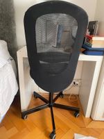 Chaise de bureau pivotant noir à roulettes Ikea Flintan
