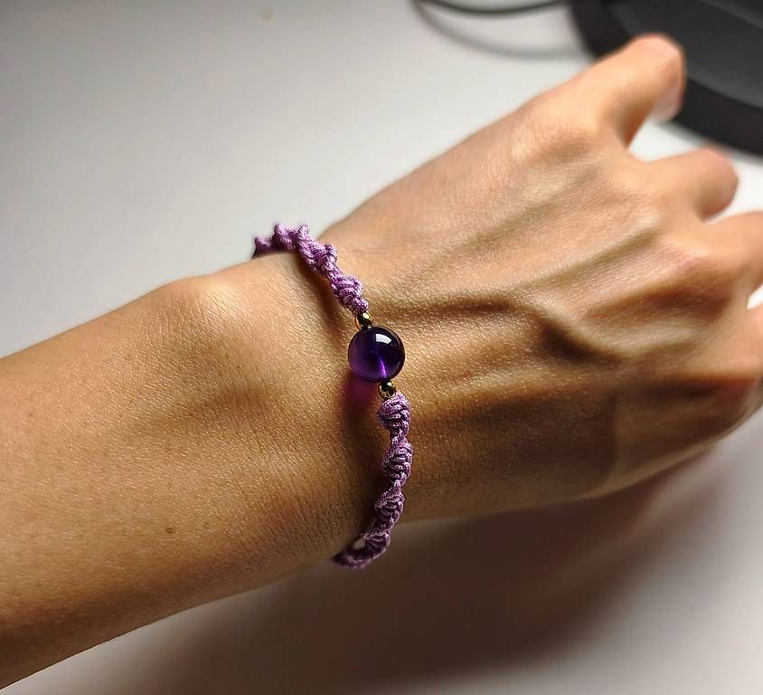 Bracciali & Braccialetti: Bracelet fait main- améthyste – Usato da Ursy venduto da tan_8qdl 1