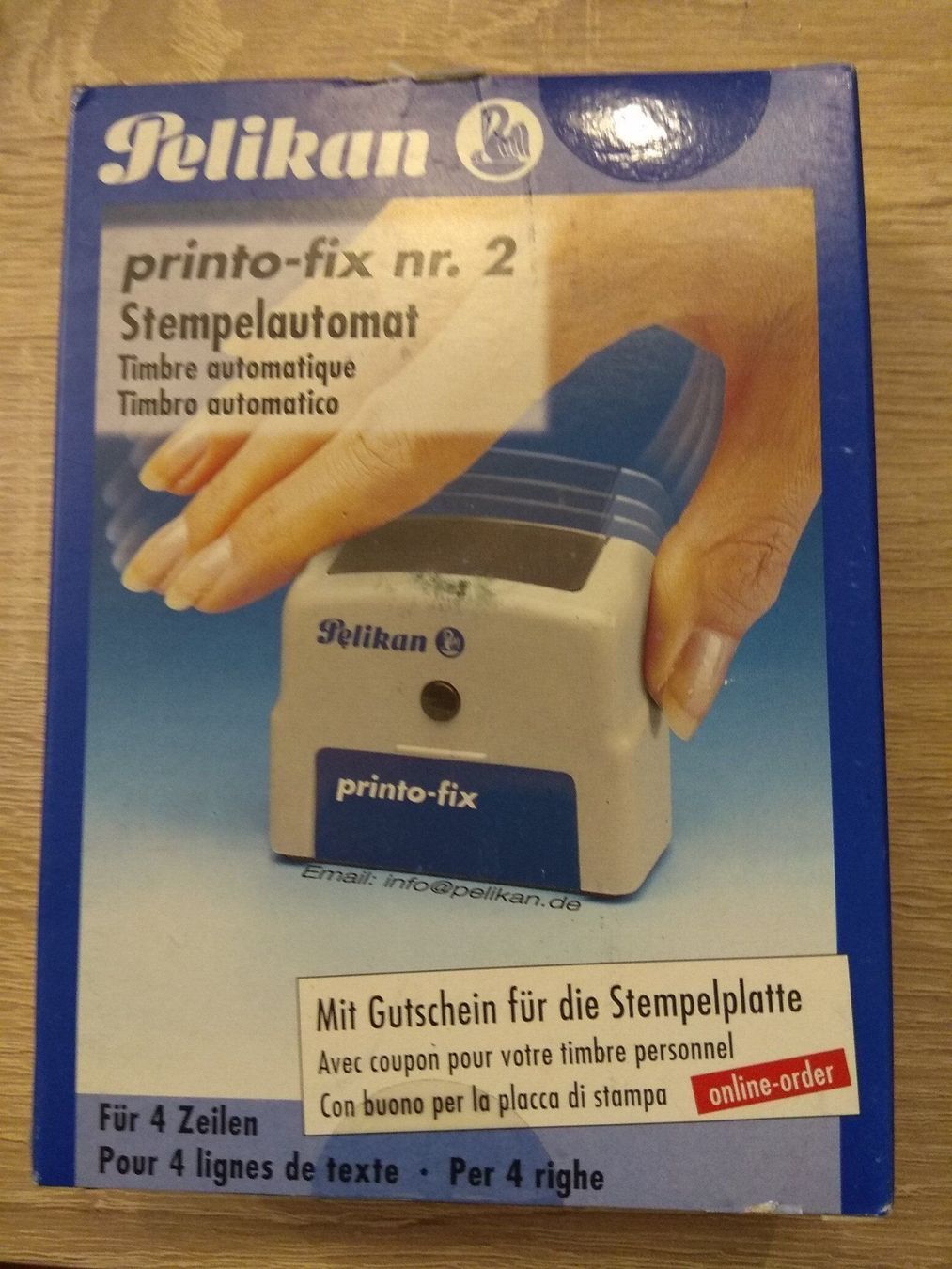 Timbri: Stempel Pelikan printo-fix nr. 2 – Nuovo e nell'imballaggio originale da Münchenbuchsee venduto da Daniel0133