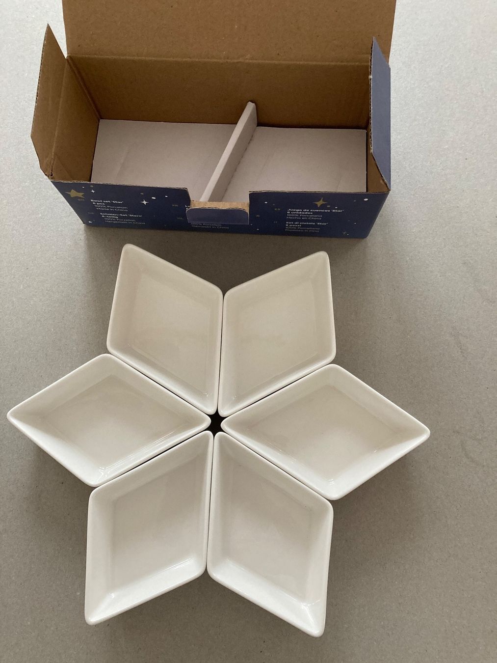 Coop Geschirrsets: Schalen-Set Stern – Neu und originalverpackt aus Neu St.Johann von har_f865 1