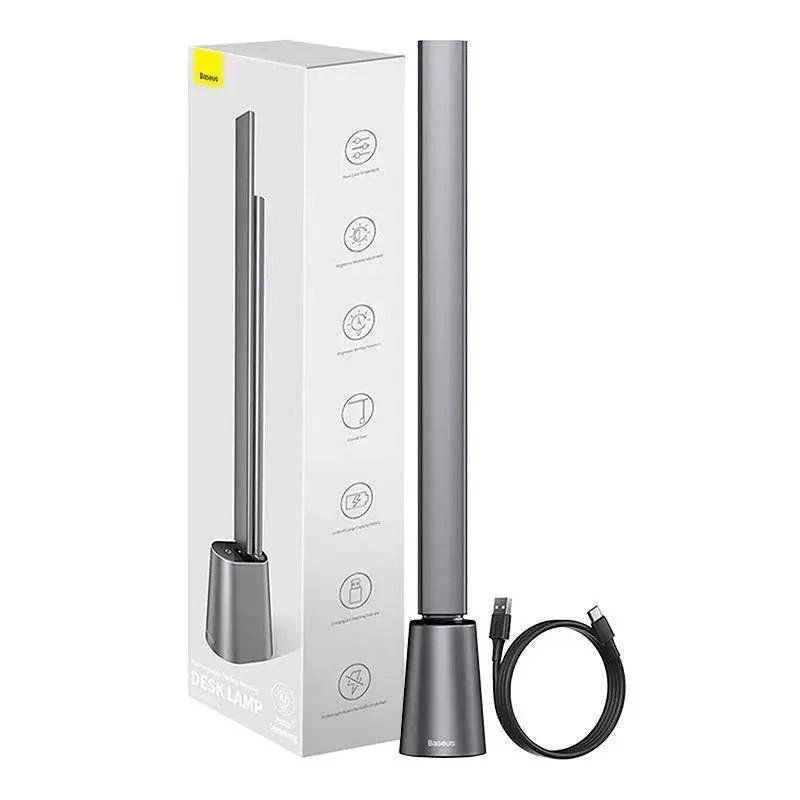 Baseus Lampade: Baseus Schreibtischlampe (grau) – Nuovo e nell'imballaggio originale da Thun venduto da 24StoreGmbH
