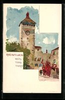 Fritz Voellmy: Rheinfelden, Ansicht vom 