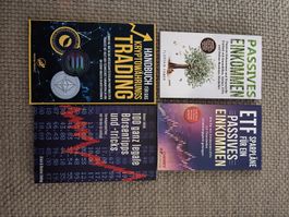 4 BÜCHER zu Trading, ETFs & Passives Einkommen (TOP)