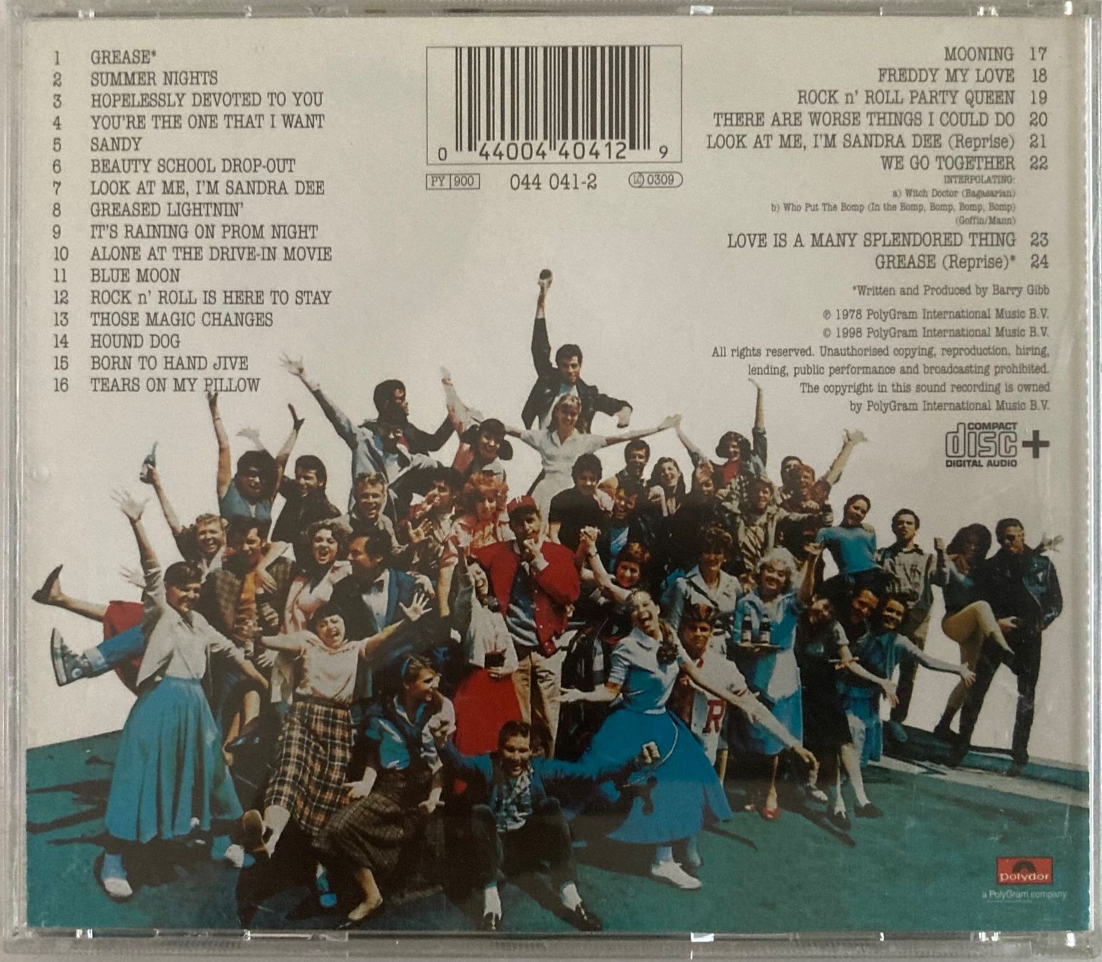 CD: MUSIQUE DE FILM - GREASE – Usato da Poliez-Pittet venduto da Newtown-Records 1
