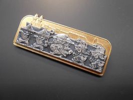 Fasnacht Plakette Basel 1963 Gold