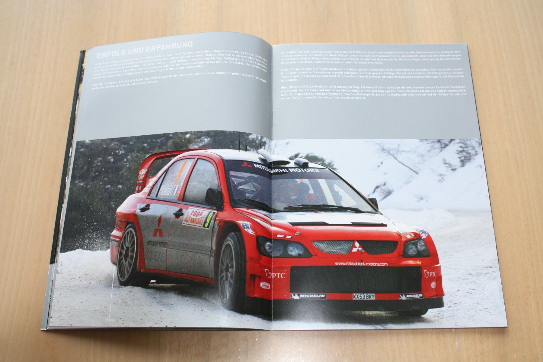 Mitsubishi Documenti: Mitsubishi Lancer Evolution VIII CH Prospekt 2004 – Usato da Wikon venduto da erwin400 4