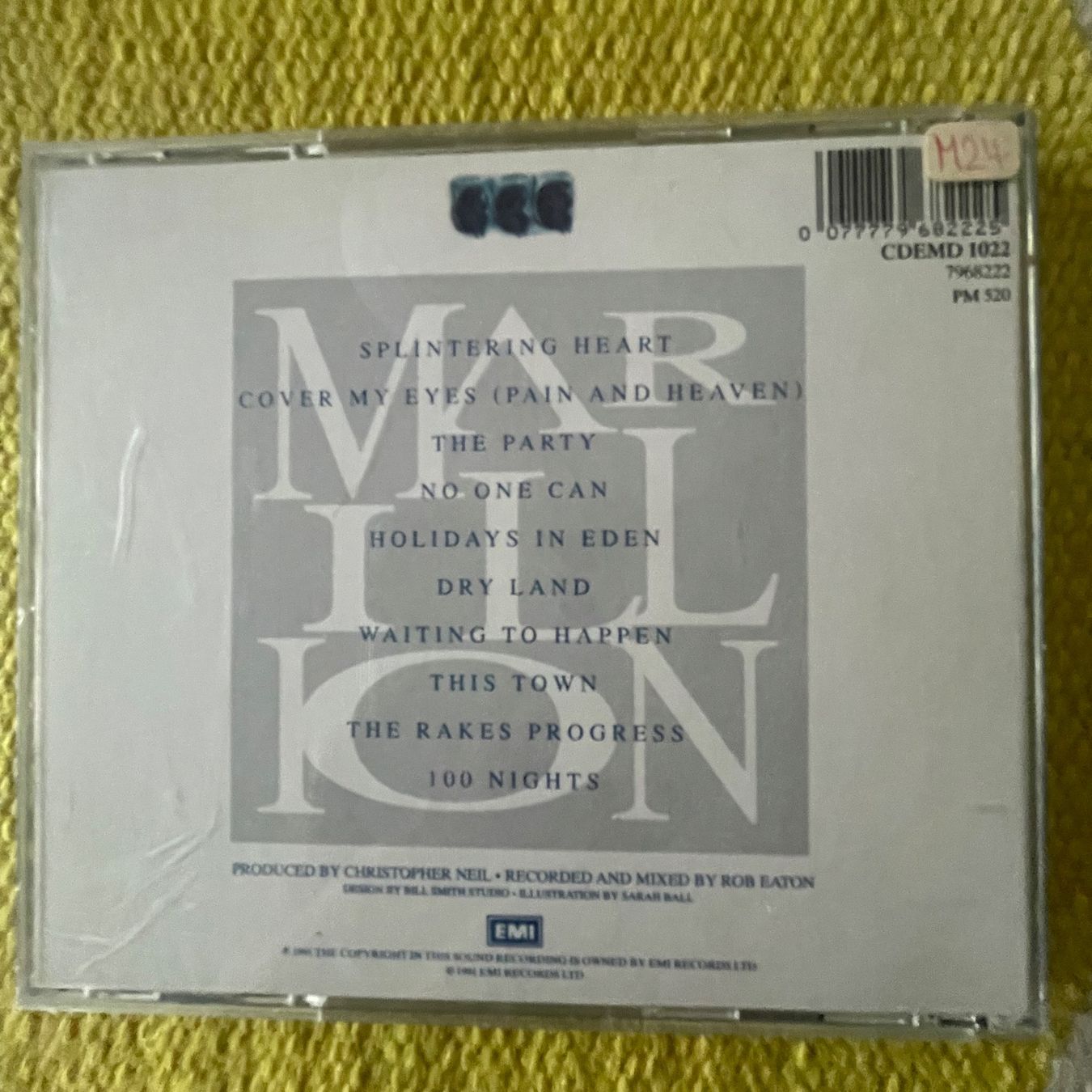 CD: MARILLION-HOLIDAYS IN EDEN – Usato da Rorschacherberg venduto da CD-Roli 1