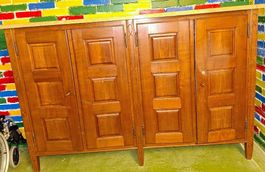 Sideboard, Büffet Kirschbaum massiv 1930er Jahre