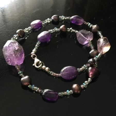 Swarovski Ketten: Unikat - Amethyst, Swarovski Collier NEU – Neu (gemäss Beschreibung) aus Basel von Chili007 6