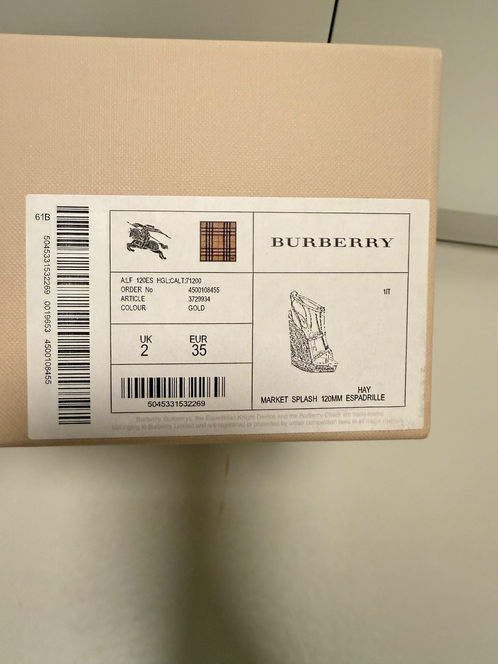 Burberry Scarpe da donna: Burberry Sandalen Gr 35 – Usato da Zug venduto da CarolineRunge 4