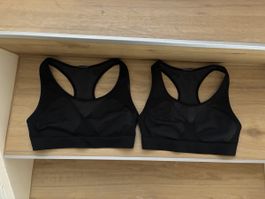 Sport BH Set, Schwarz, Grösse S/M - neu
