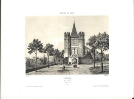 Basel Spahlentor Tonlithographie