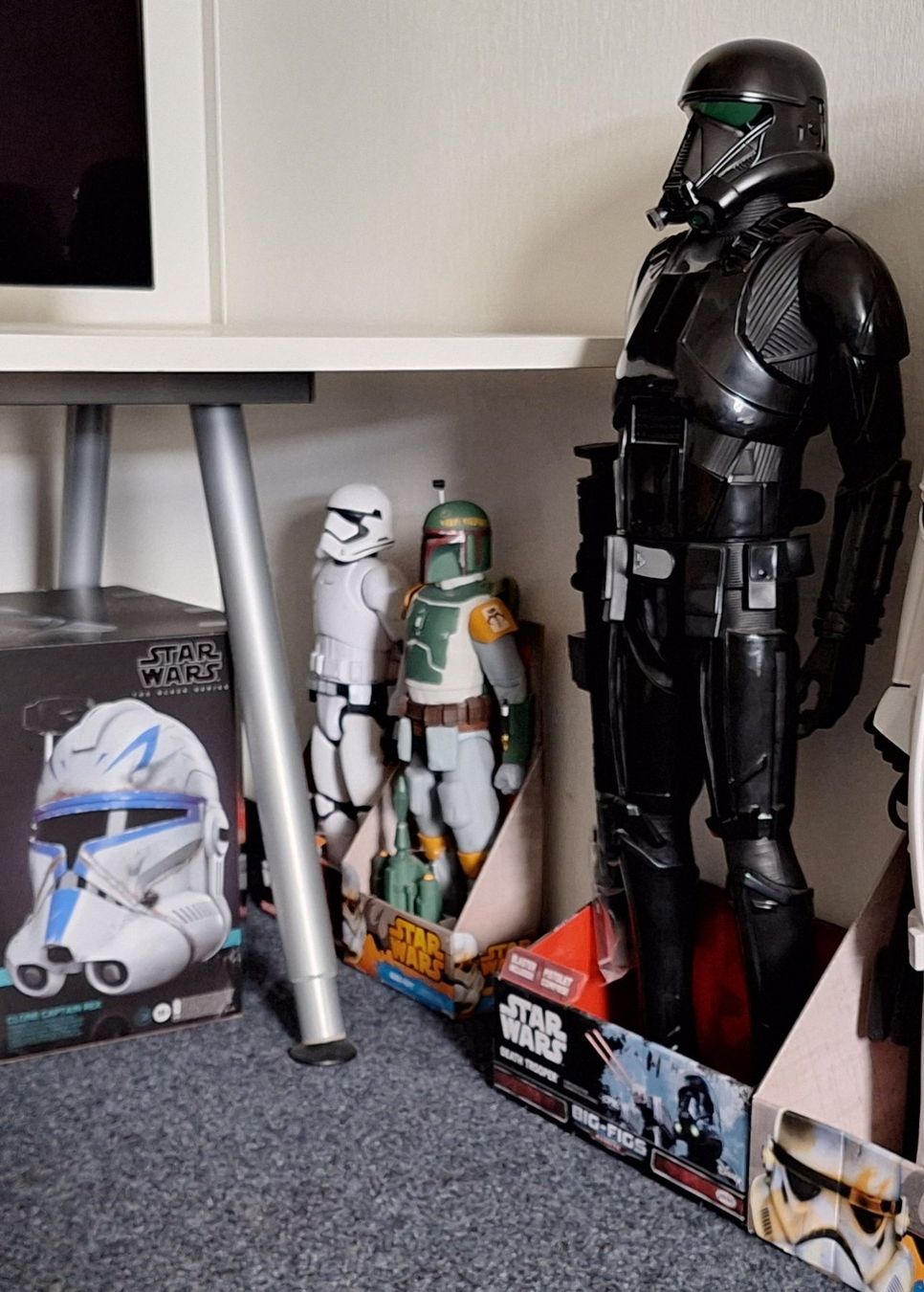 Star Wars Statuette: Star Wars Storm Trooper 18" ca.45cm JAKKS PACIFIG – Nuovo e nell'imballaggio originale da Winterthur venduto da Destinatio 2