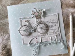 Stanzschablone Nr.145, Schrift Geburtstag (Sizzix geeignet)