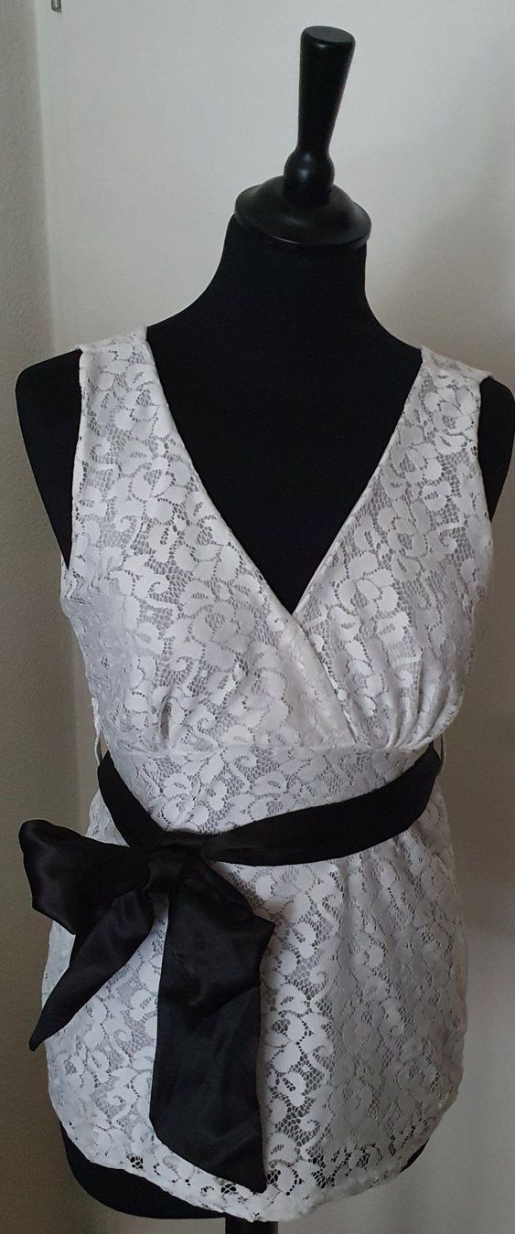 Zebra Top: Top avec dentelle - Taille S – Usato da Court venduto da Jovi2