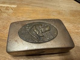 Alte Dose. Zigaretten Etui oder Seifen Dose?
