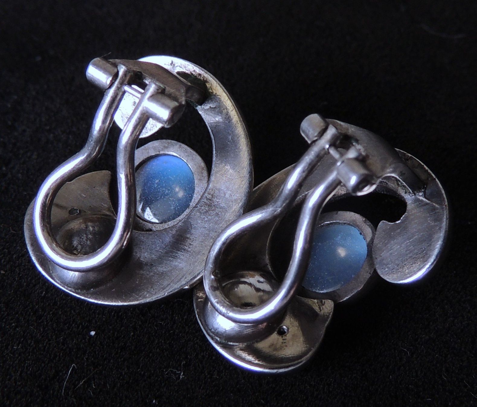 Ohrringe & -stecker: Silber 800 Mondstein Ohrclips – Gebraucht aus Waldenburg von schaller707 4