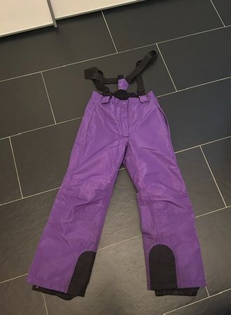 violette Skihose Grösse 134/140