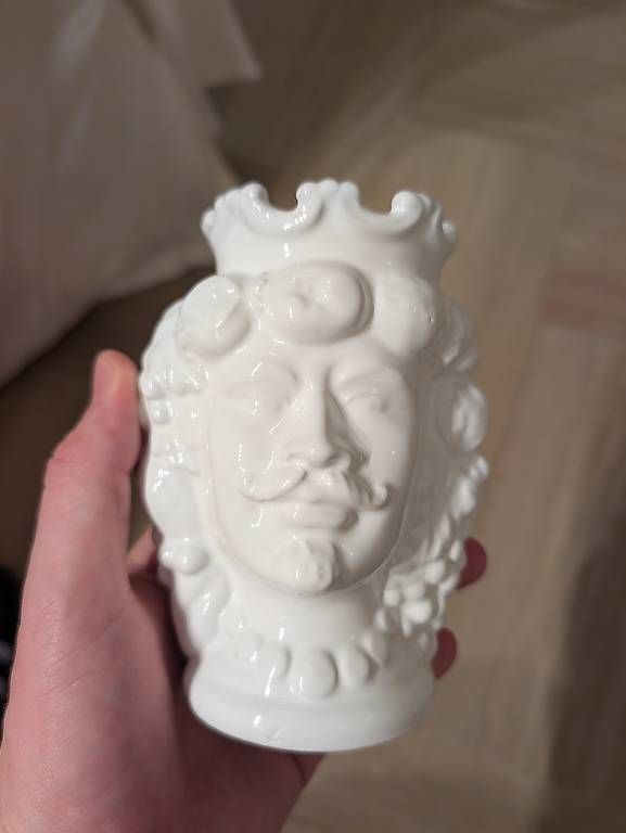 Vasi & Recipienti: Dekorative Keramik-Kopf-Vase - "Testa di Moro" Stil – Usato da Wettingen venduto da Massimiliano1 1