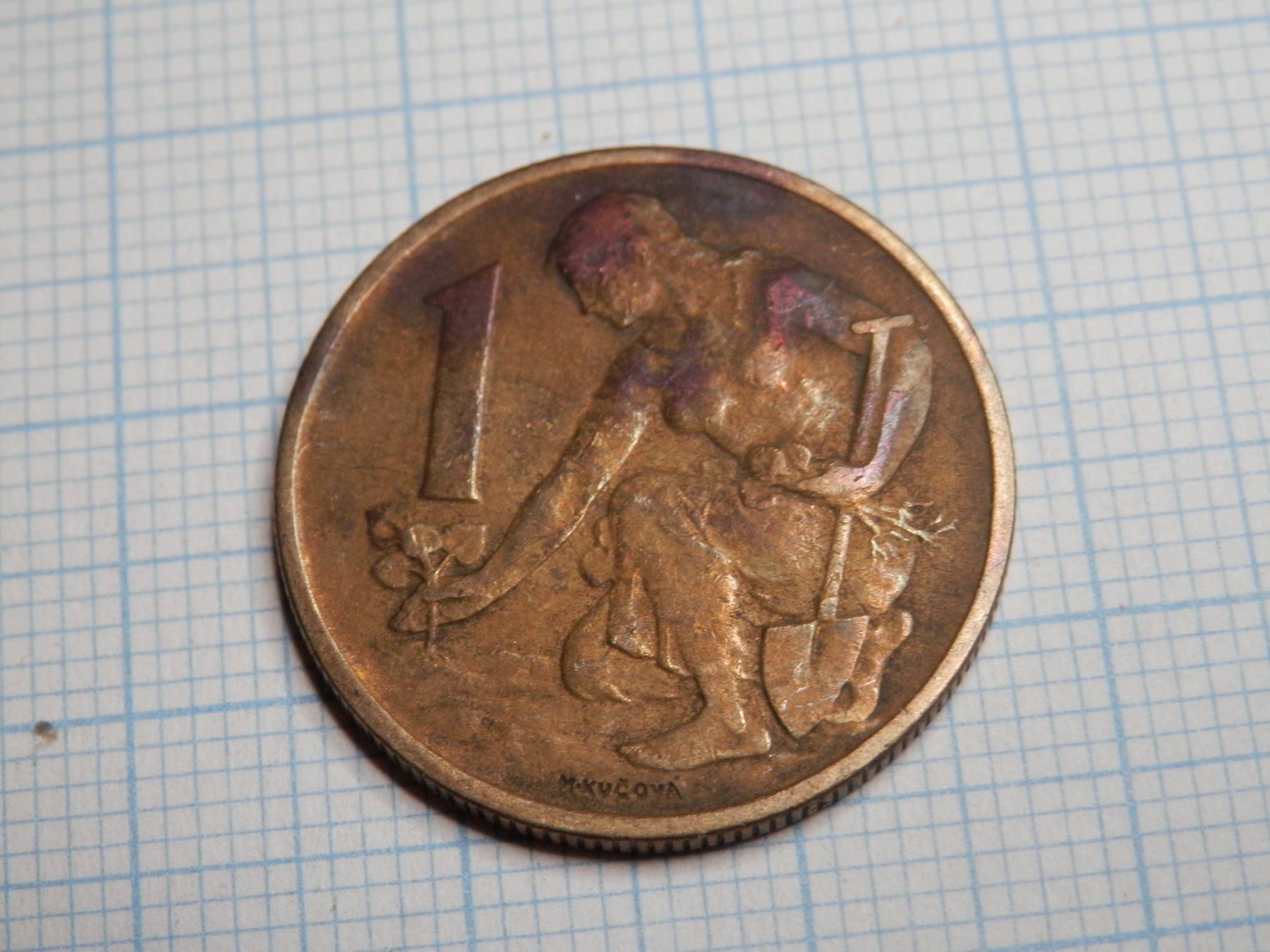Tutti le monete: Tschechoslowakei 1 Krone, 1969 – Usato da Weiach venduto da weiach81 1