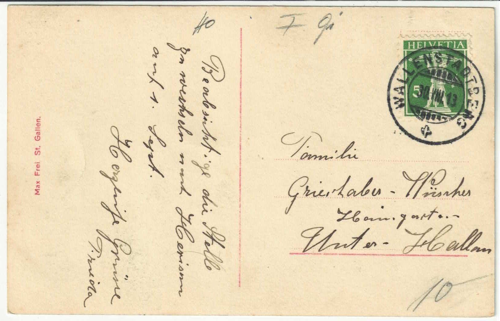 Cartoline postali: Partie am Wallensee – Usato da Ettingen venduto da Kartenplanet 1