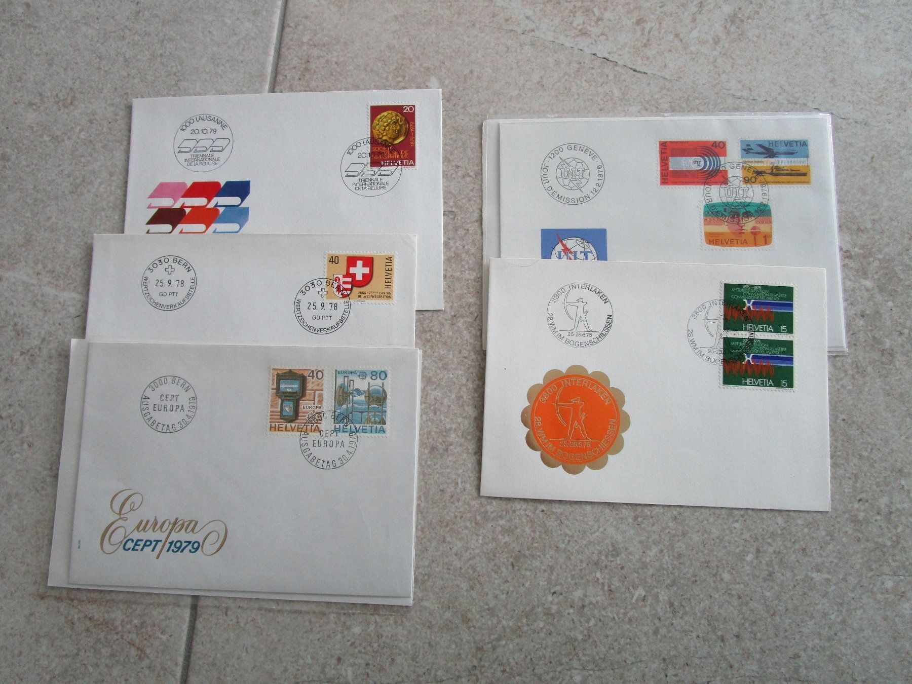 Tutti i francobolli: Schweizer Briefmarken Ausgabetag Brief – Usato da Grenchen venduto da Uhus15 2