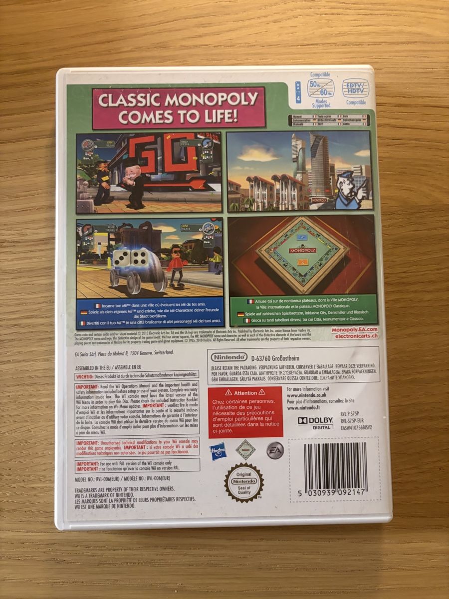 Nintendo Spiele: Monopoly Streets - Nintendo Wii – Gebraucht aus Pully von FunkyGames 1