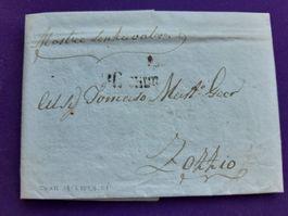 Vorphilabrief, Stabstempel CHUR, 1813 !