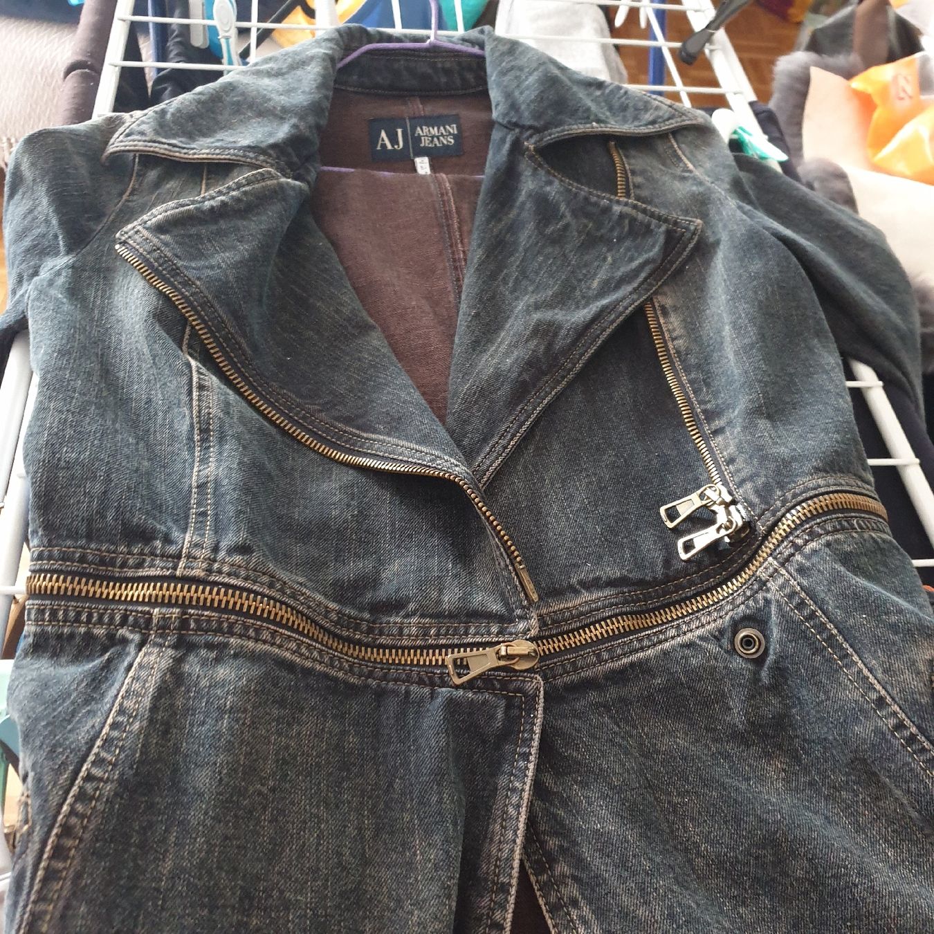 Armani Mäntel: Armani Jeans Jeansmantel Gr. 38 – Neu (gemäss Beschreibung) aus Frenkendorf von Moon111 3