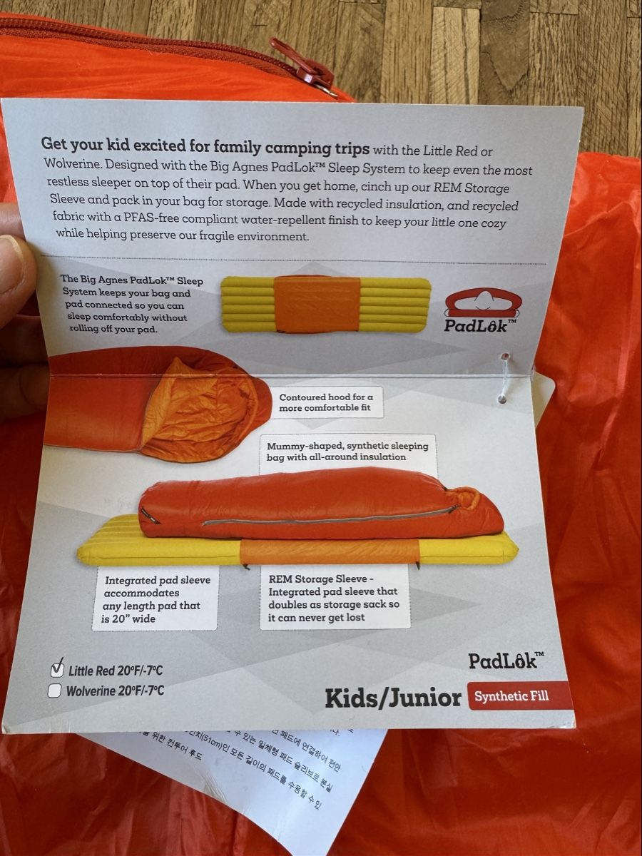 Sacchi a pelo: Big Agnes Kinder-Schlafsack NEU – Nuovo e nell'imballaggio originale da Biel/Bienne venduto da Jouliiiie 2