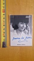 Bettine LeBeau (James Bond), Original Autogramm auf Karte