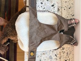 Hundejacke Gr. M von Fashion Dog - Wachstuch Sherpa Karo