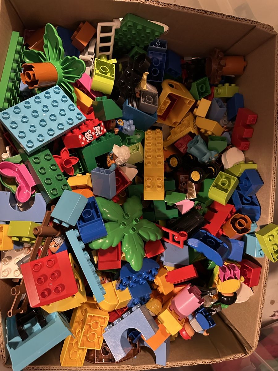 Giocattoli: duplos gemischt mit grosser bauplatte – Usato da Landquart venduto da lumima 2