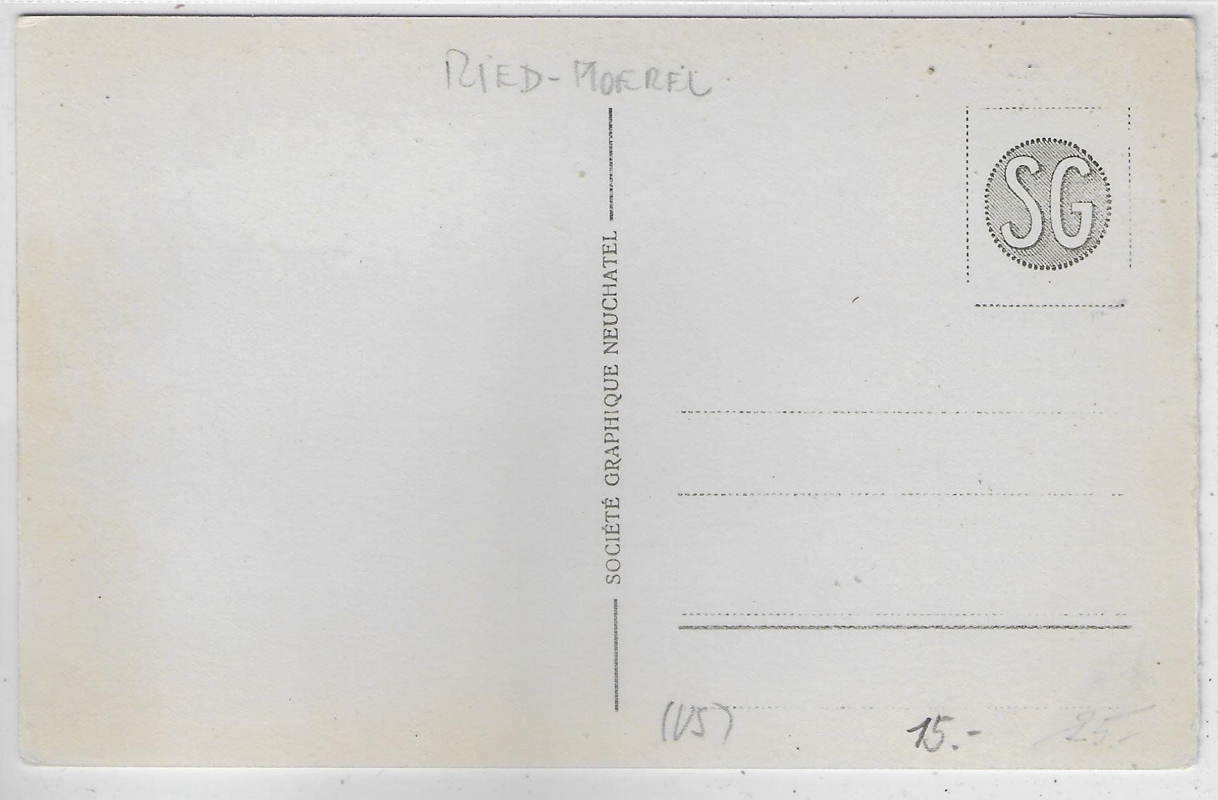Cartoline postali: Hotel Riederalp – Usato da Ettingen venduto da Kartenplanet 1